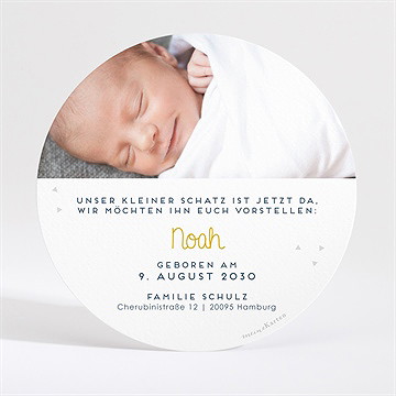 Geburtskarte Kleiner Stern - vue 4