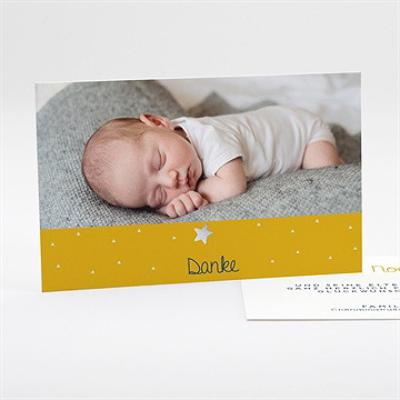 Dankeskarte Geburt Kleiner Stern