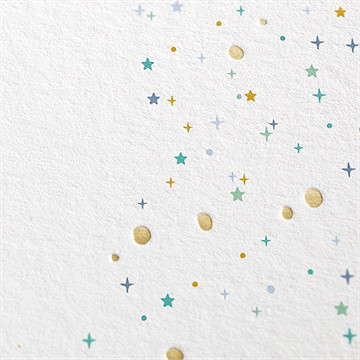 Dankeskarte Geburt Sternbild - Sicht 2