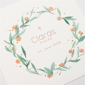 Einladung Taufe wildblumen - vue 3