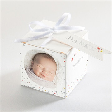 Geschenkbox Taufe Blühendes glück