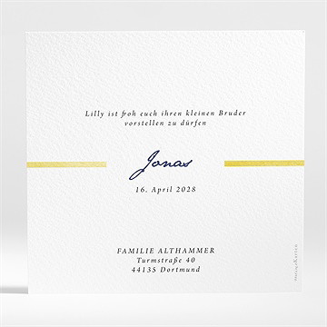 Geburtskarte Matrose Ahoi! - Vue 2