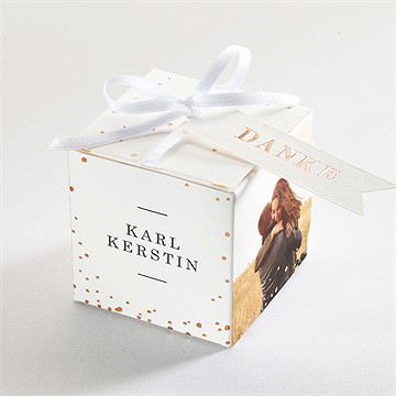 Geschenkbox Hochzeit kupferschimmer
