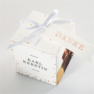 Geschenkbox Hochzeit kupferschimmer - Vue 4