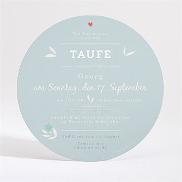 Einladung Taufe tauftaube - vue 4