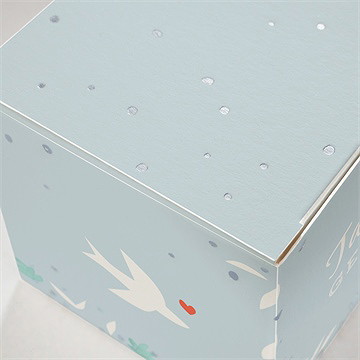 Geschenkbox Taufe tauftaube - silber - Vue 2