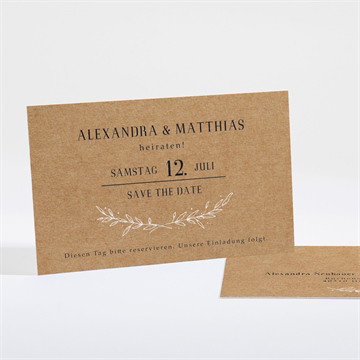 Save the Date Karte romanze