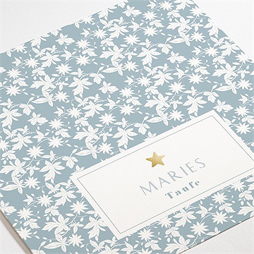 Einladung Taufe Florale Gravur - vue 3