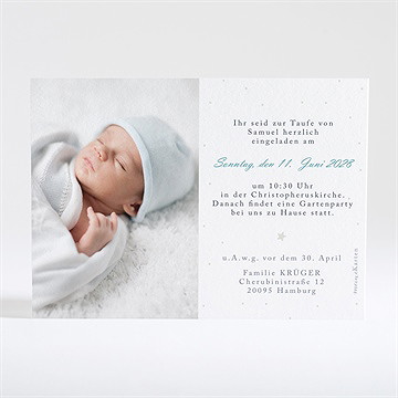 Einladung Taufe Unser Stern - vue 4