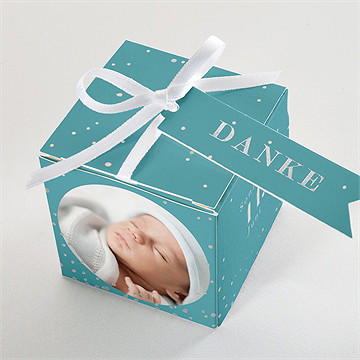 Geschenkbox Taufe unser stern - silber - Vue 4