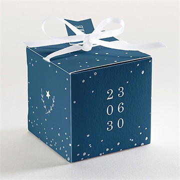 Geschenkbox Taufe sternenporträt - silber - Vue 3