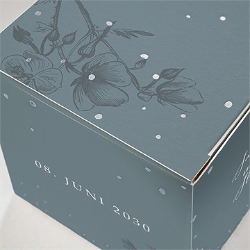 Geschenkbox Hochzeit Silberschimmer - Vue 2