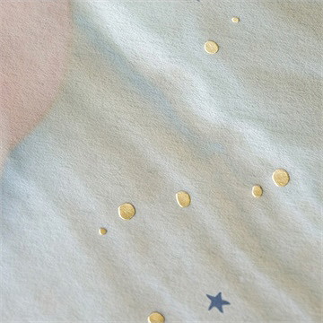 Dankeskarte Geburt Glitzernde Freude - Marquage à chaud OR