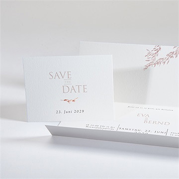 Hochzeitseinladung Goldene Weide - vue 4