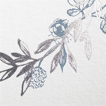 Hochzeitseinladung blumengesteck - Vue 2