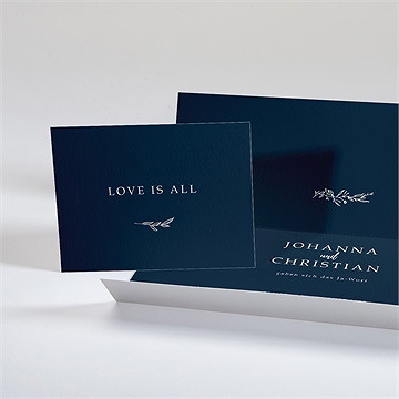 Hochzeitseinladung mineralblau - Sicht 4