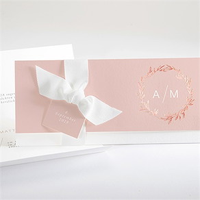 Hochzeitseinladung zarte mitteilung