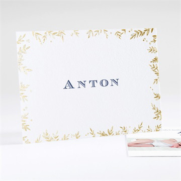 Geburtskarte umrahmt