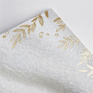 Geburtskarte Goldrahmen - vue 2