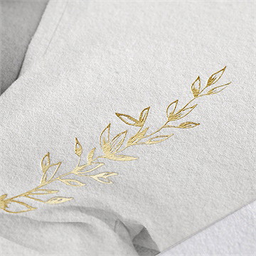 Dankeskarte Geburt Goldrahmen - vue 2