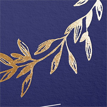 Hochzeitseinladung Blaue Eleganz - vue 2