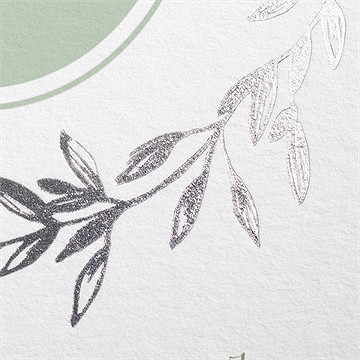 Hochzeitseinladung medaillon - vue 2