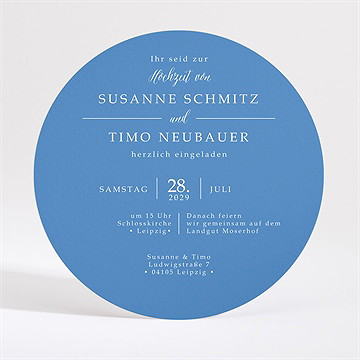 Hochzeitseinladung Rund Um Die Liebe - Sicht 4