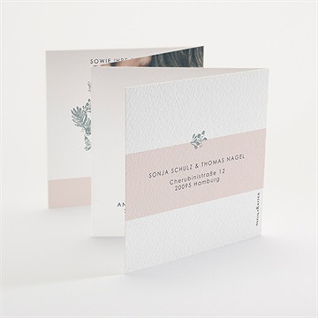 Hochzeitseinladung blumenkranz - vue 3