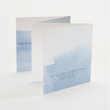 Hochzeitseinladung Himmelblau - vue 3