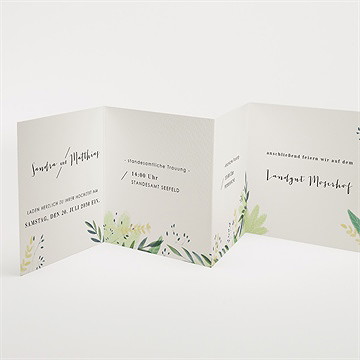 Hochzeitseinladung Sommerwiese - Vue 2