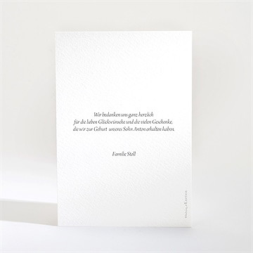 Dankeskarte Geburt Ein Gruß - Vue 2