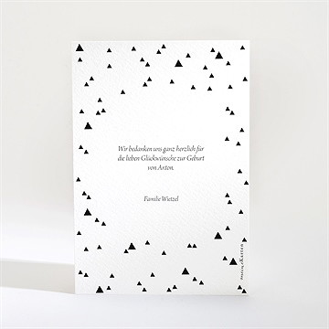 Dankeskarte Geburt Hello - Vue 2