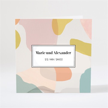 Hochzeitseinladung pastell