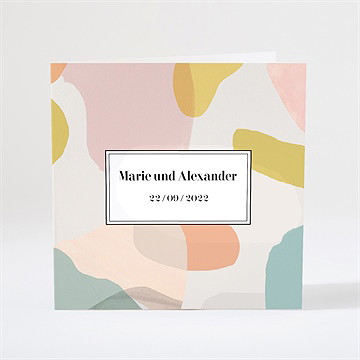 Hochzeitseinladung Pastell
