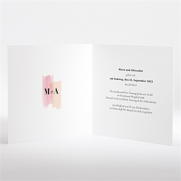 Hochzeitseinladung Pastell - Vue 2