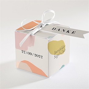 Geschenkbox Hochzeit pastell