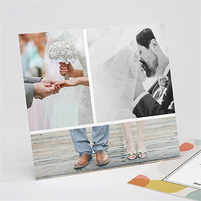 Dankeskarte Hochzeit pastell