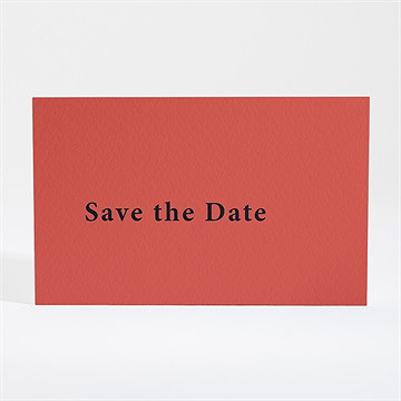Save The Date Karte Karminrot - vue 2