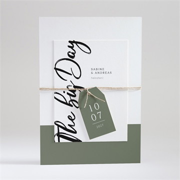 Hochzeitseinladung the big day