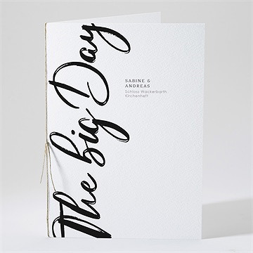 Kirchenheft Hochzeit the big day