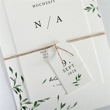 Hochzeitseinladung Unter Dem Olivenbaum - vue 2