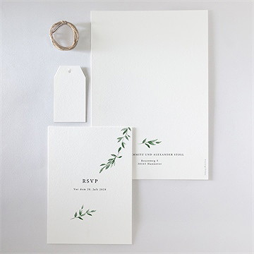 Hochzeitseinladung Unter Dem Olivenbaum - Vue 6