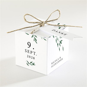 Geschenkbox Hochzeit unter dem olivenbaum
