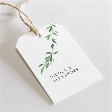 Geschenkanhänger Hochzeit unter dem olivenbaum - magnet