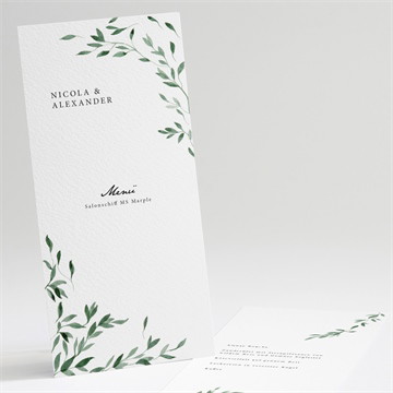 Menükarte Hochzeit unter dem olivenbaum - magnet