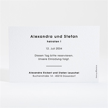 Save the Date Karte blick in die ferne - vue 2