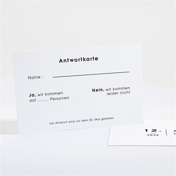 Antwortkarte Hochzeit blick in die ferne