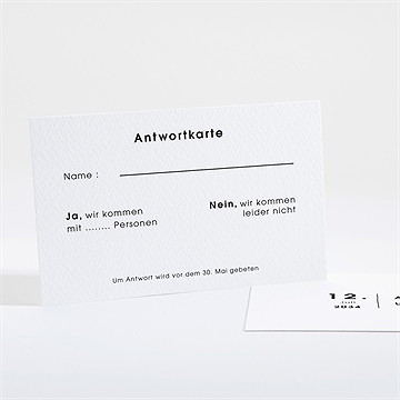 Antwortkarte Hochzeit blick in die ferne