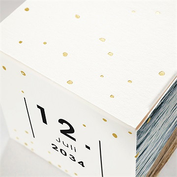 Geschenkbox Hochzeit blick in die ferne - gold - Vue 2