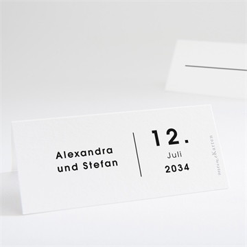 Tischkarte Hochzeit blick in die ferne